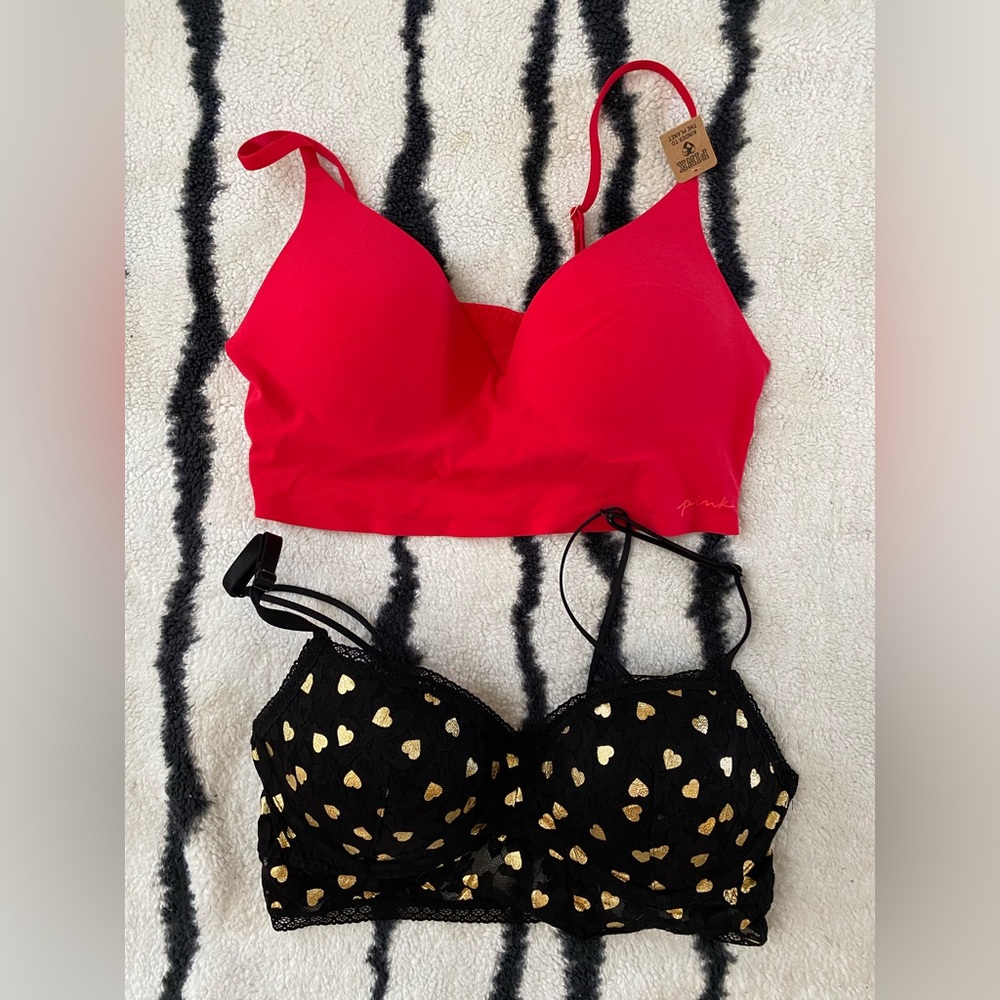 VS Pink Push up Bra SIZE MEDIUM